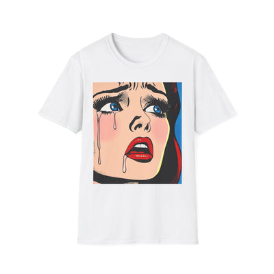 The Weeping Woman Unisex T-Shirt - High Neckline Graphic Tee for Men and Women, Art Print Shirt, Gift for Art Lovers, Day of the Dead Shirt,