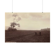 Vintage Landscape Matte Poster, Retro Art Print, Home Decor, Nature Wall Art, Gift for Nature Lovers, Aesthetic Room Decor