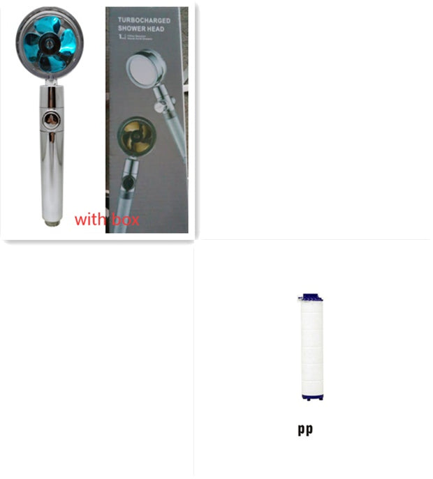 360 Rotating Water-Saving Shower Head