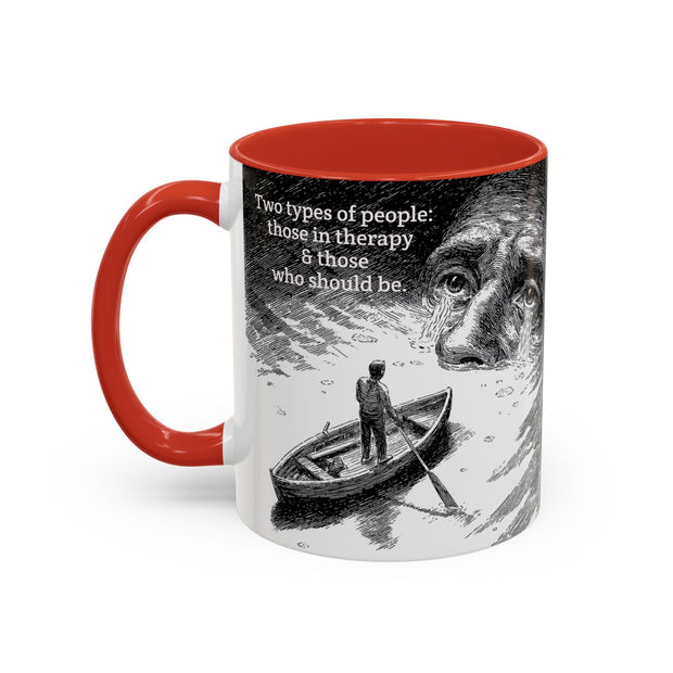 Vintage Art Accent Coffee Mug, Photo by Eugene Atget, Teri Kulat Quotation, Unique Gift for Therapists, 11oz Mug, Chic Coffee Cup, Art