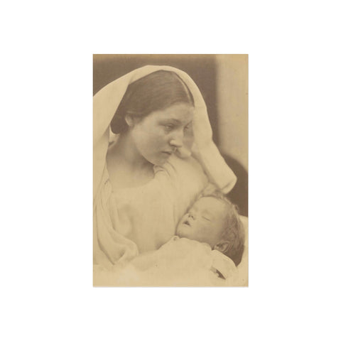 Fine Art Posters - Reproduction of Julia Margaret Cameron's 'Madonna Riposata' (1865) - Photographic Fine Art Pioneer 1815-1879, Vintage Art