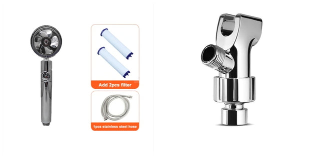 360 Rotating Water-Saving Shower Head
