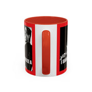 Funny Frankenstein Mug : " I Should Terrorize a Village" Accent Coffee Mug, 11oz