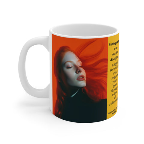 Mug 11oz Inspired by Susan Sontag "On Photography" 1977 An Ascetic Discipline
