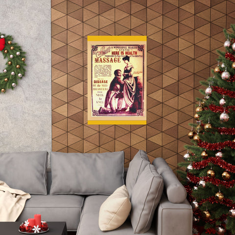 Vertical Posters Masturbation Specialist Retro Gift for Men Gift for Boyfriend