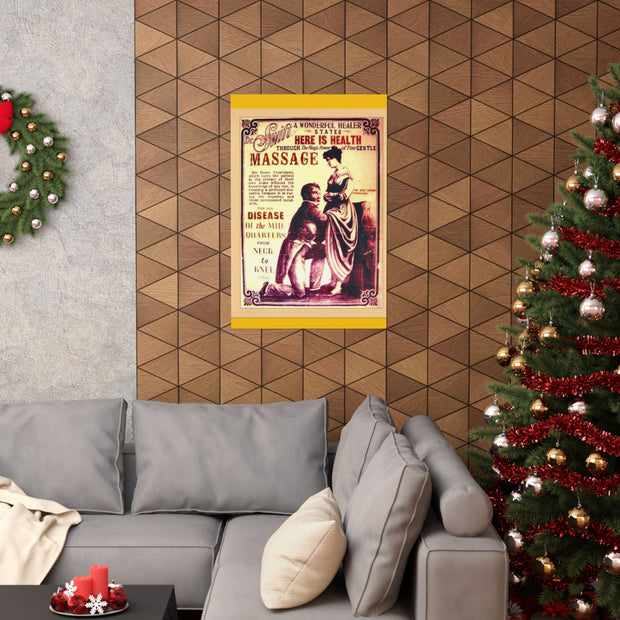 Vertical Posters Masturbation Specialist Retro Gift for Men Gift for Boyfriend