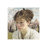 Poster Print, Photo Art Paper, The Carnival of Mystique by Nick Palsgraf (2025), Irish Girl Confronting Beauty, 32x32 inches, Wall Art