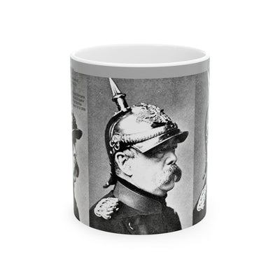 Ceramic Mug 11oz Otto von Bismarck Coffee Mug Iron and Blood Otto von Bismarck German History