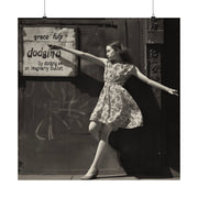 Satin Posters (210gsm)  Dodging Imaginary Bullets; Inspired by a Hollywood Actress; By Nick Palsgraf