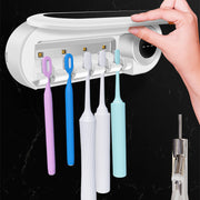 Wall-Mounted Smart Toothbrush Holder with UV Sterilizer