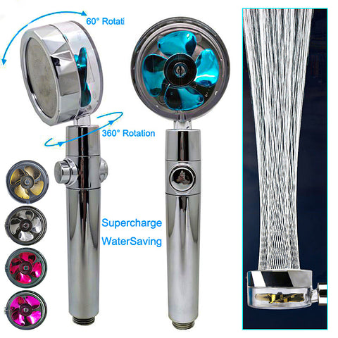 360 Rotating Water-Saving Shower Head