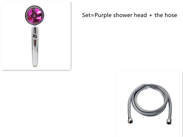360 Rotating Water-Saving Shower Head