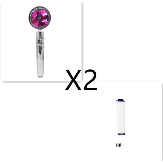 360 Rotating Water-Saving Shower Head