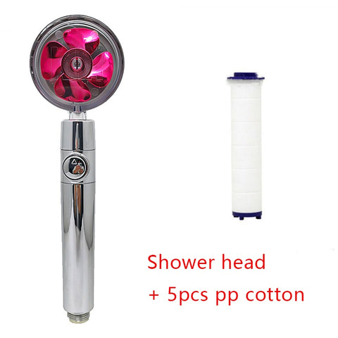 360 Rotating Water-Saving Shower Head