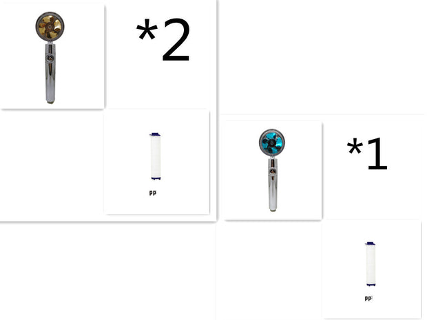360 Rotating Water-Saving Shower Head