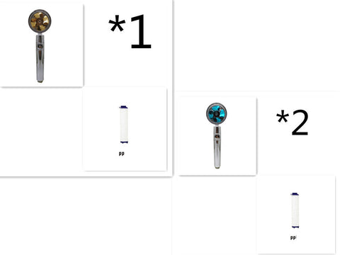 360 Rotating Water-Saving Shower Head