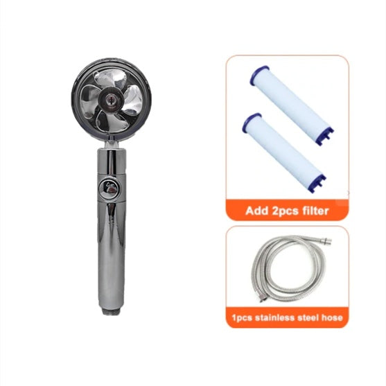 360 Rotating Water-Saving Shower Head
